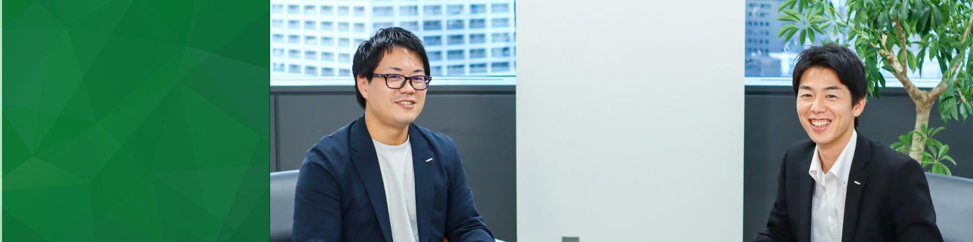 クロストーク、管理職対談のバナー