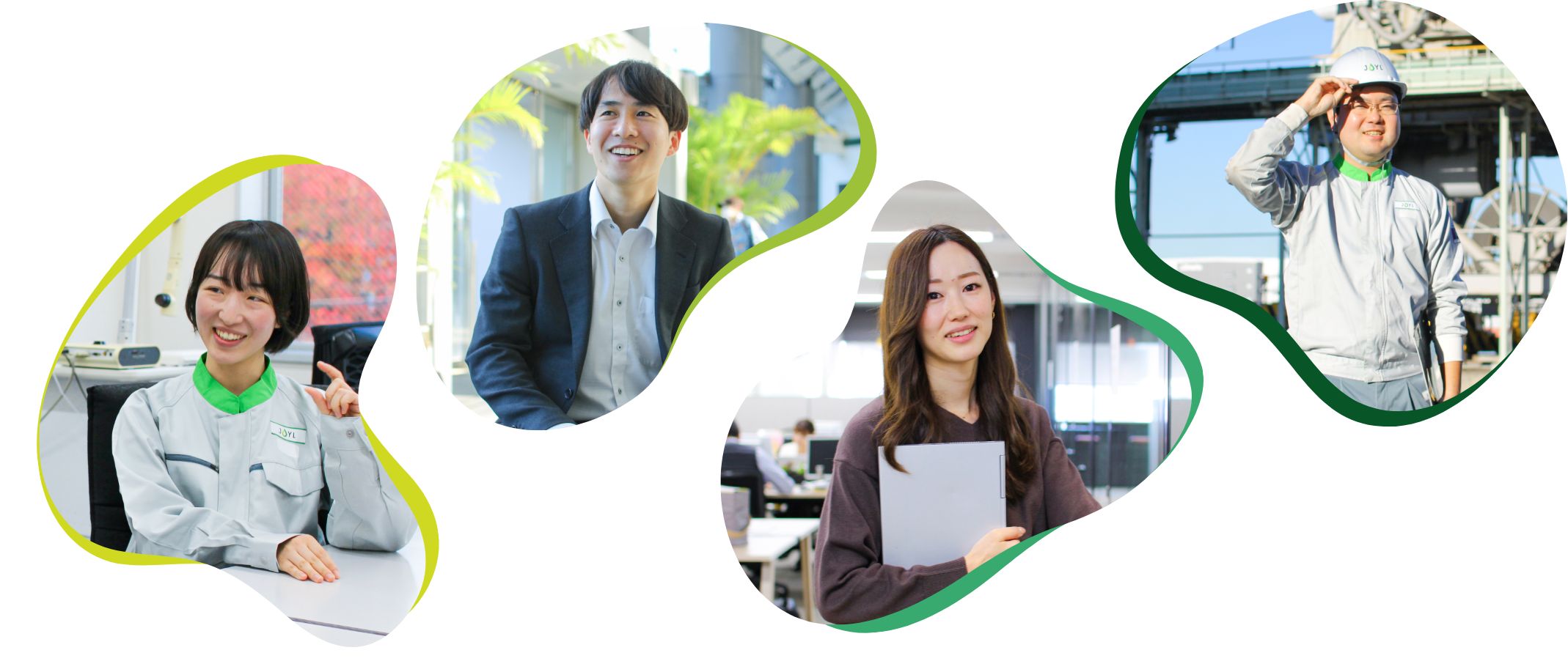 求める人財像をイメージした社員たちの写真