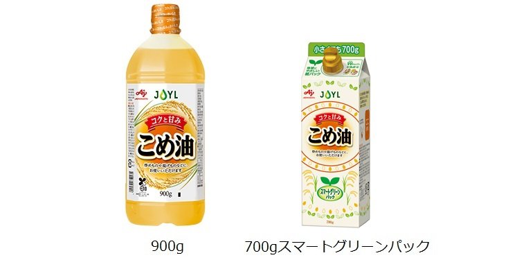 AJINOMOTO こめ油｜家庭用商品｜JOYL - J-オイルミルズ