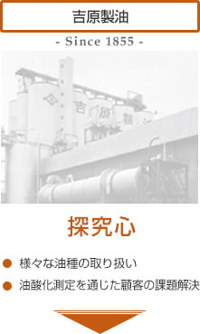 吉原製油 探究心