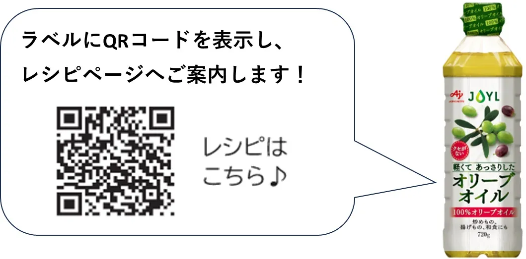 レシピ紹介QRコードの画像