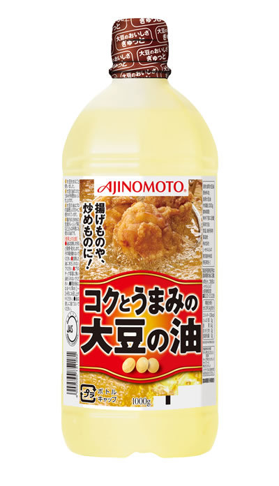「AJINOMOTO コクとうまみの大豆の油」1000g