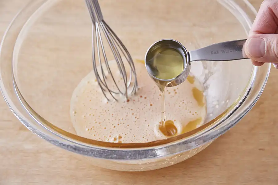 いちごジャムのレンジ蒸しパン