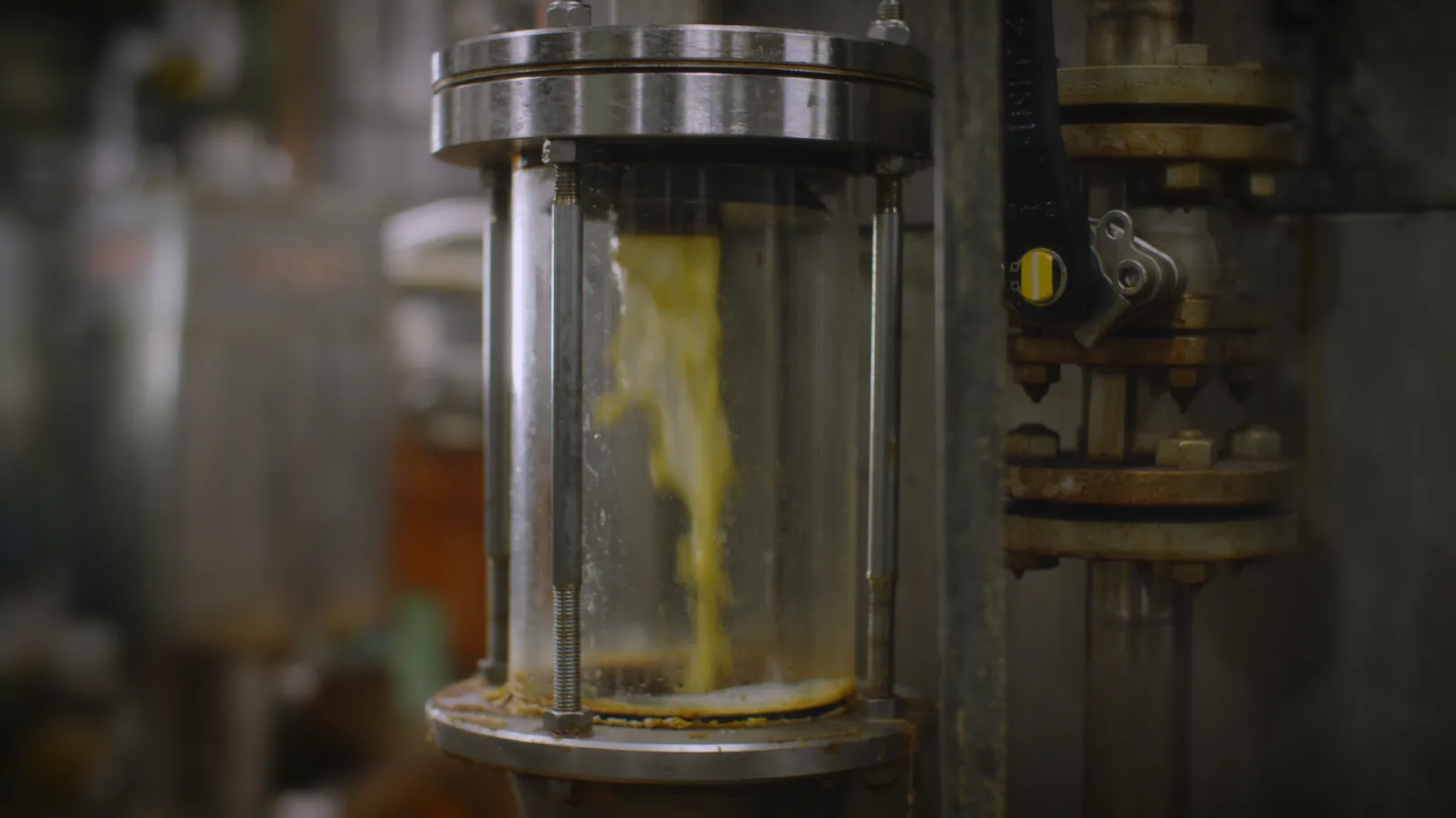 精製工程-脱酸の様子を紹介する動画