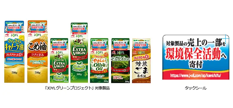 JOYLグリーンプロジェクト対象製品&タックシール