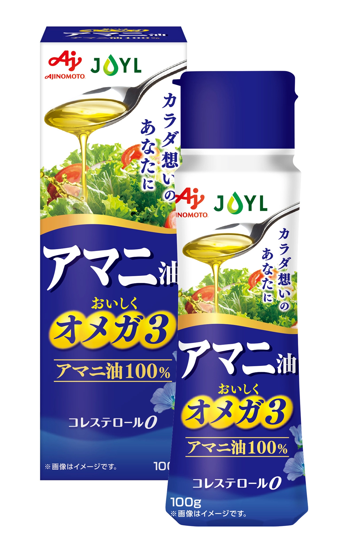 JOYL「AJINOMOTO アマニ油」100g鮮度キープボトルの写真