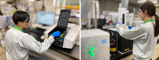 理化学分析の様子（イメージ）