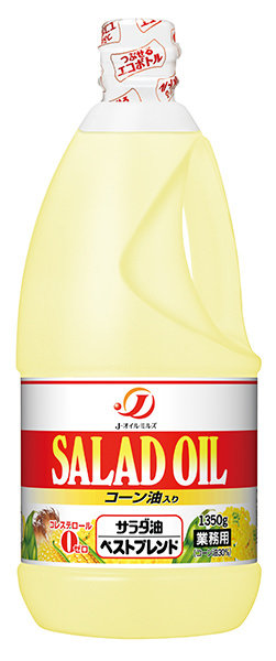 サラダ油ベストブレンド 1350gエコボトル×12本入り／ケースの商品画像