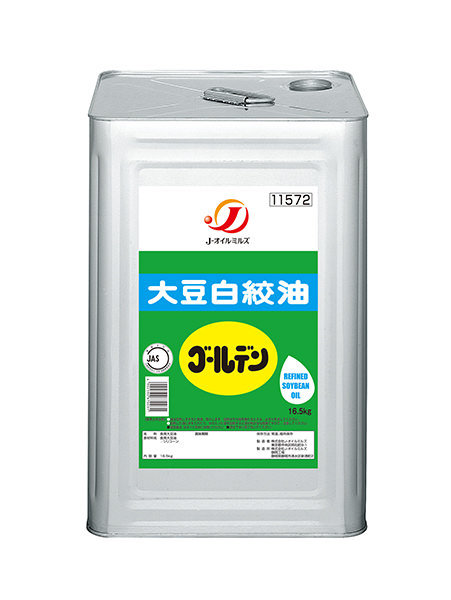 大豆白絞油ゴールデン<sub>®︎</sub> 16.5kg缶の商品画像