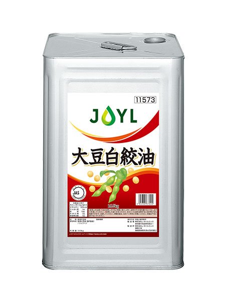 大豆白絞油 16.5kg缶の商品画像