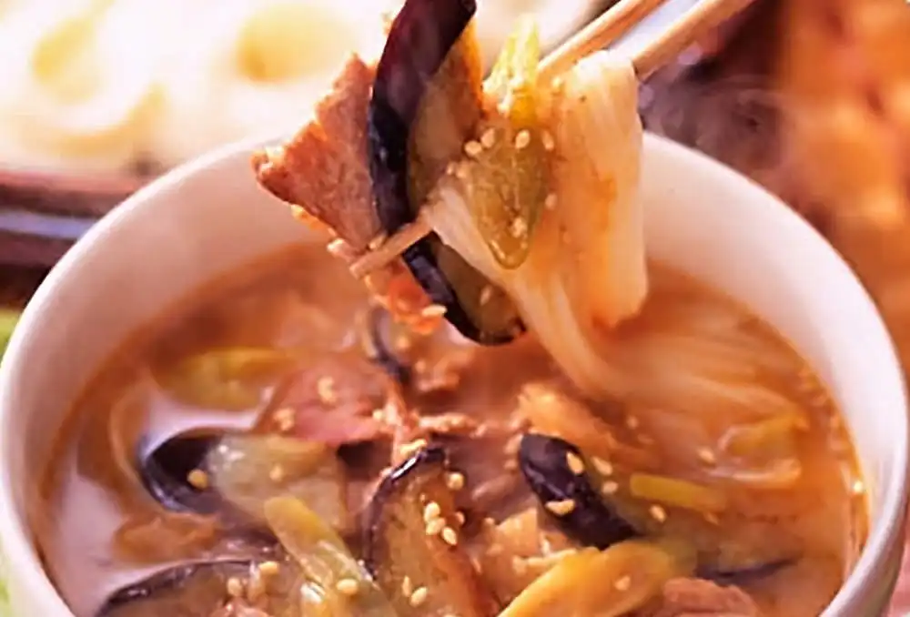 豚なすごまダレそうめん