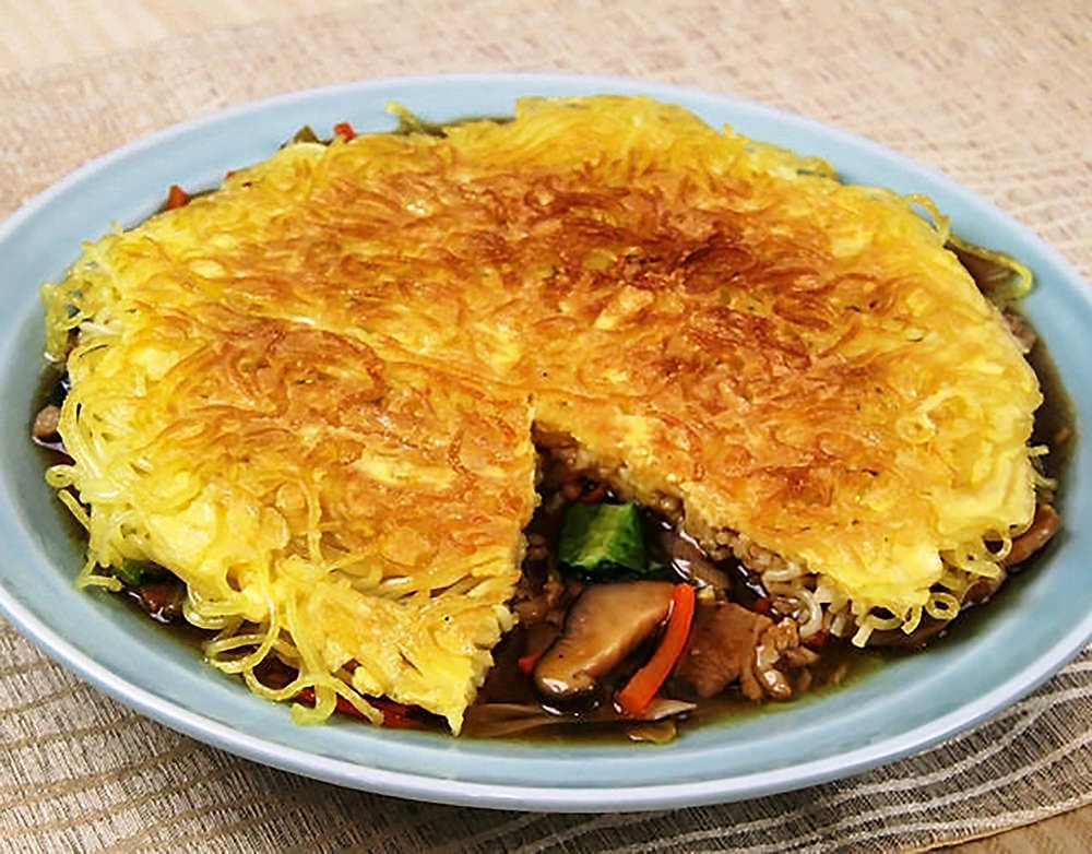 豚バラと黒酢のパリパリ焼きそば レシピ Joyl J オイルミルズ 豚バラと黒酢のパリパリ焼きそば レシピ Joyl J オイルミルズ