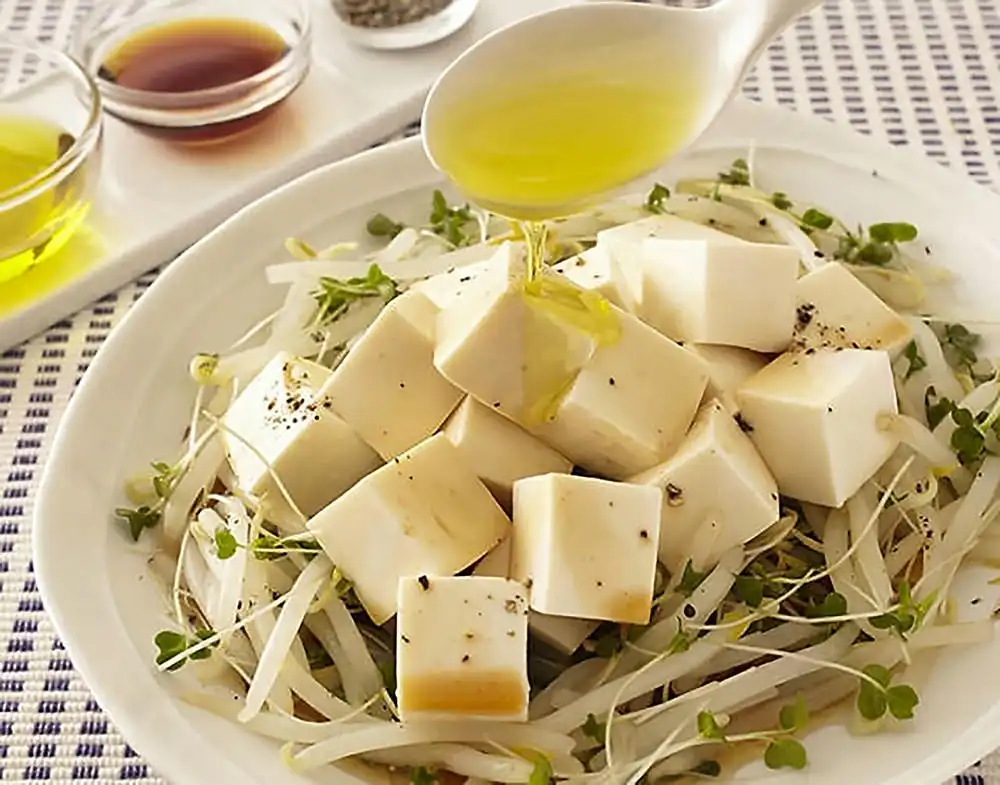 もやしと豆腐のサラダ