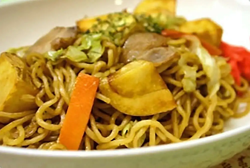 ポテト入り焼きそば