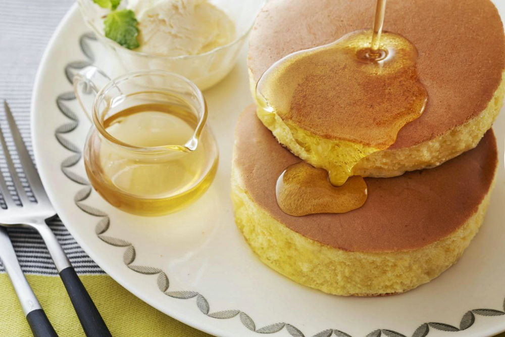 ホットケーキにひとかけ