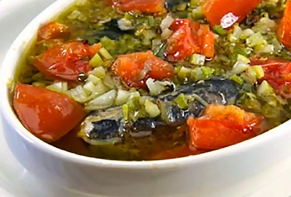 いわしと野菜のたっぷりオイル焼き