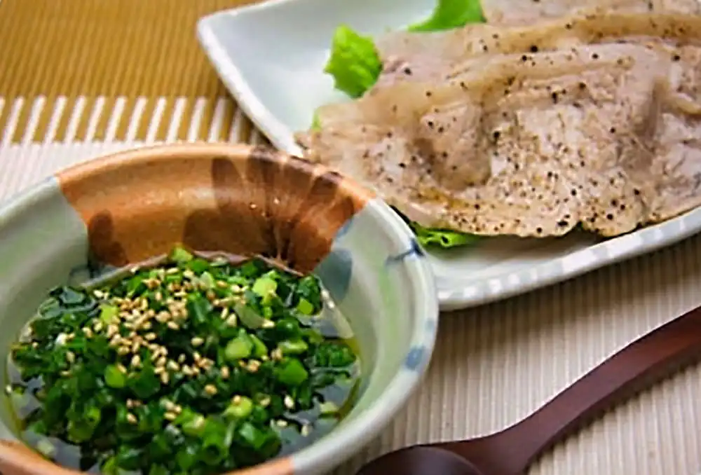 ねぎ胡麻の豚包み