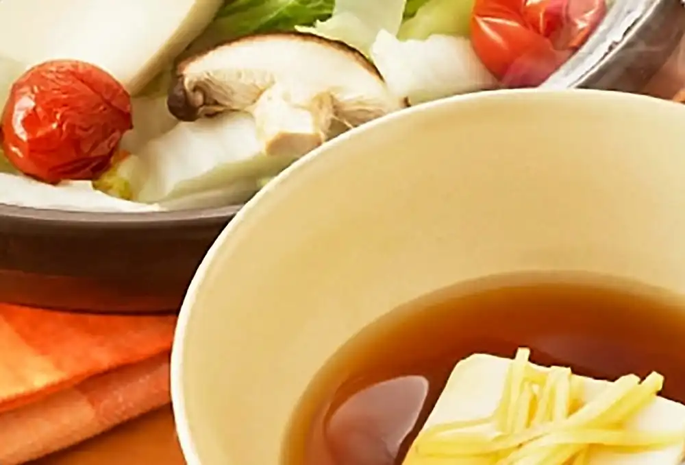 豆腐と白菜の温やっこ（レンジ蒸し）