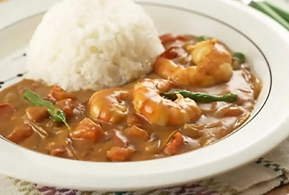 えびとトマトのクリーミーカレー