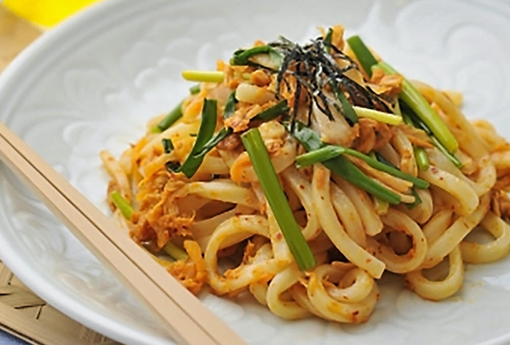 バター好きの ツナキムチうどん レシピ Joyl J オイルミルズ