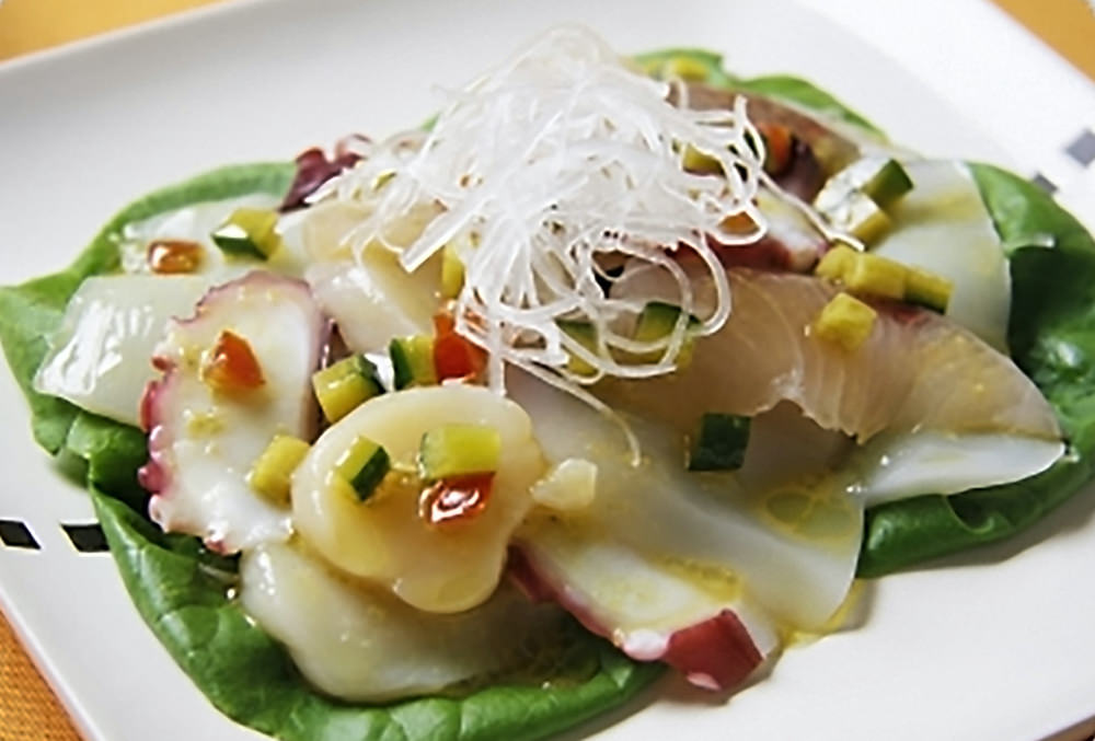 お刺身パックまるごとカルパッチョ レシピ Joyl J オイルミルズ