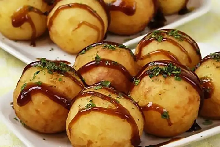 たこ焼きもどきじゃがもちチーズ