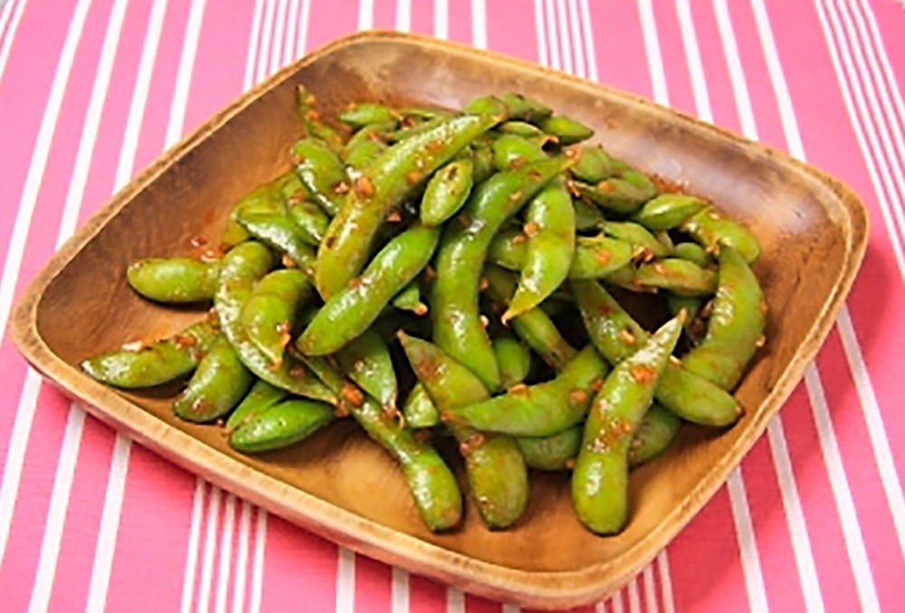 スパイシーガーリック枝豆のレシピ