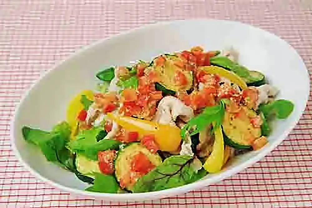 夏野菜のおかずサラダ