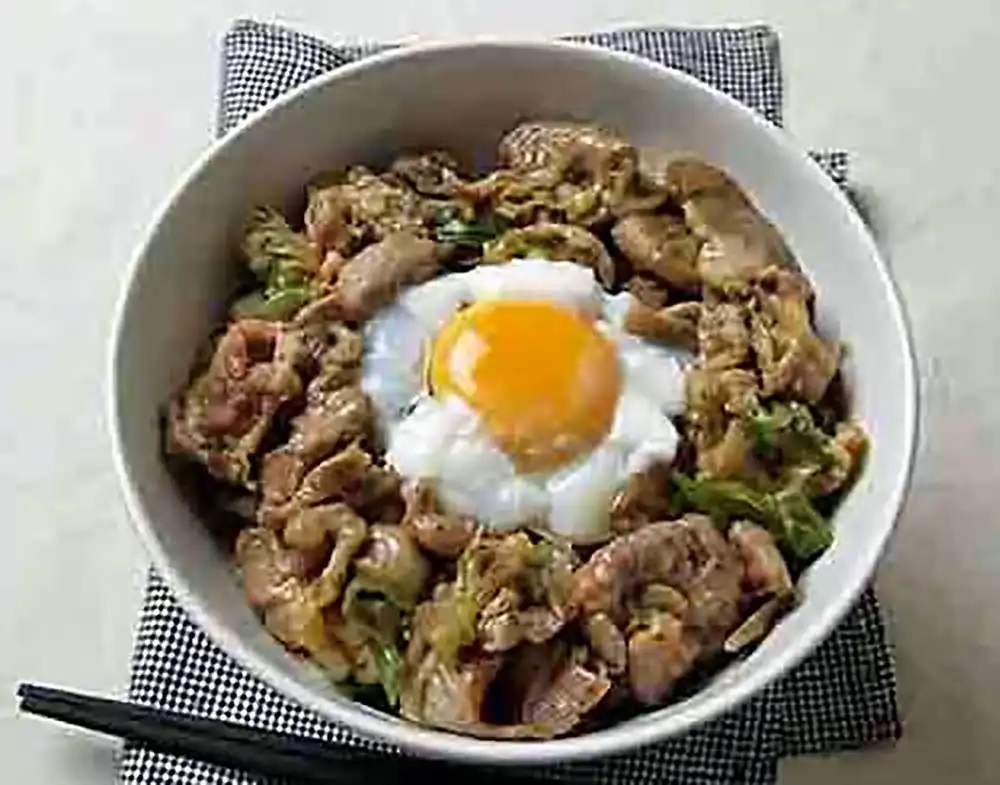 スタミナ丼温玉のせ