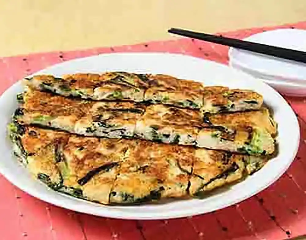 やまといもたっぷりめんたいチーズチヂミ