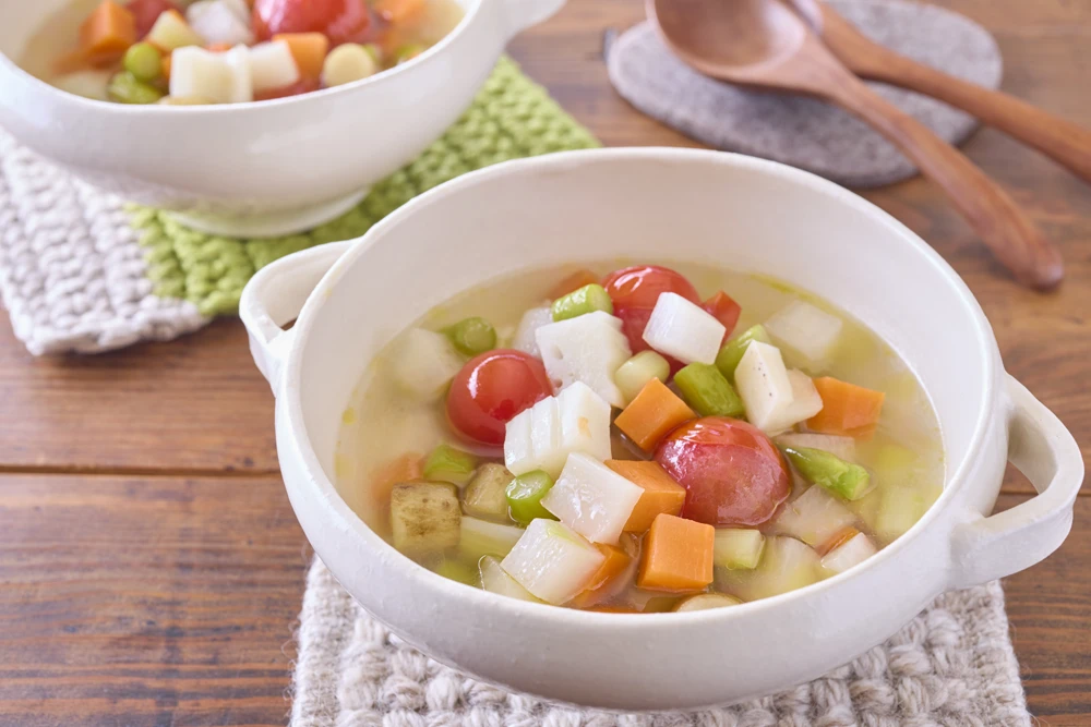 ころころ野菜のやさしいスープ