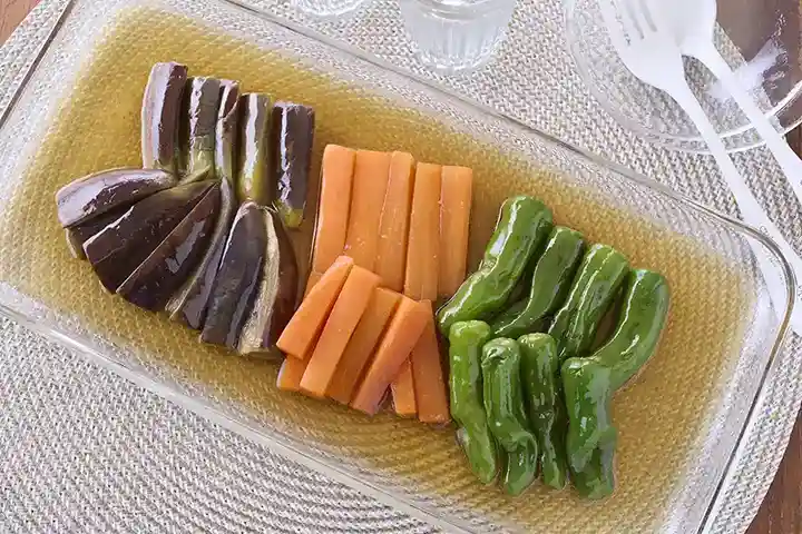 ごま油香る焼きびたし　