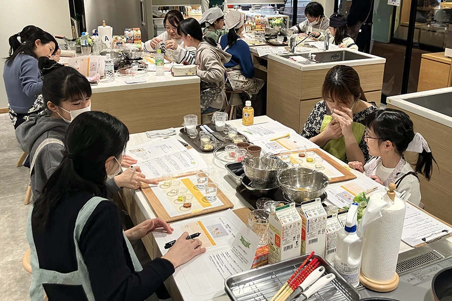 J-オイルミルズ わくわく親子料理レッスン 当日の様子